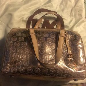 Rose Gold MK Handbag